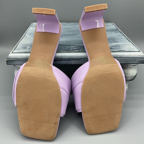 NEW Open Edit Women’s Cava Adjustable Slide Sandals Purple Size 8M - Picture 8 of 10